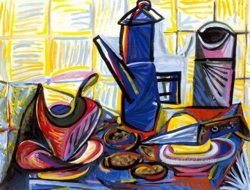 Cafetera 3 1943 cubismo Pablo Picasso Pinturas al óleo